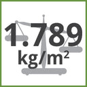 1.789kg/m² Total Weight