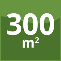 300m² Coverage
