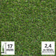 Coral 17mm Artificial Grass